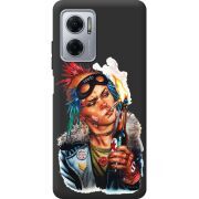 Черный чехол BoxFace Xiaomi Redmi Note 11E Tanker Girl