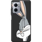 Черный чехол BoxFace Xiaomi Redmi Note 11E Lucky Rabbit