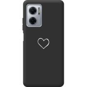 Черный чехол BoxFace Xiaomi Redmi Note 11E My Heart