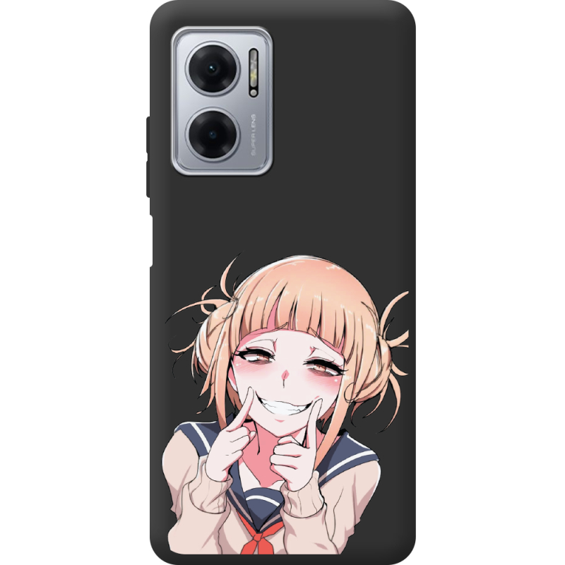 Черный чехол BoxFace Xiaomi Redmi Note 11E Himiko Toga Smile