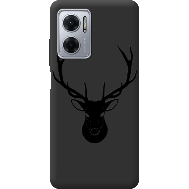 Черный чехол BoxFace Xiaomi Redmi Note 11E Deer