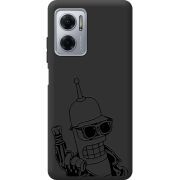 Черный чехол BoxFace Xiaomi Redmi Note 11E 