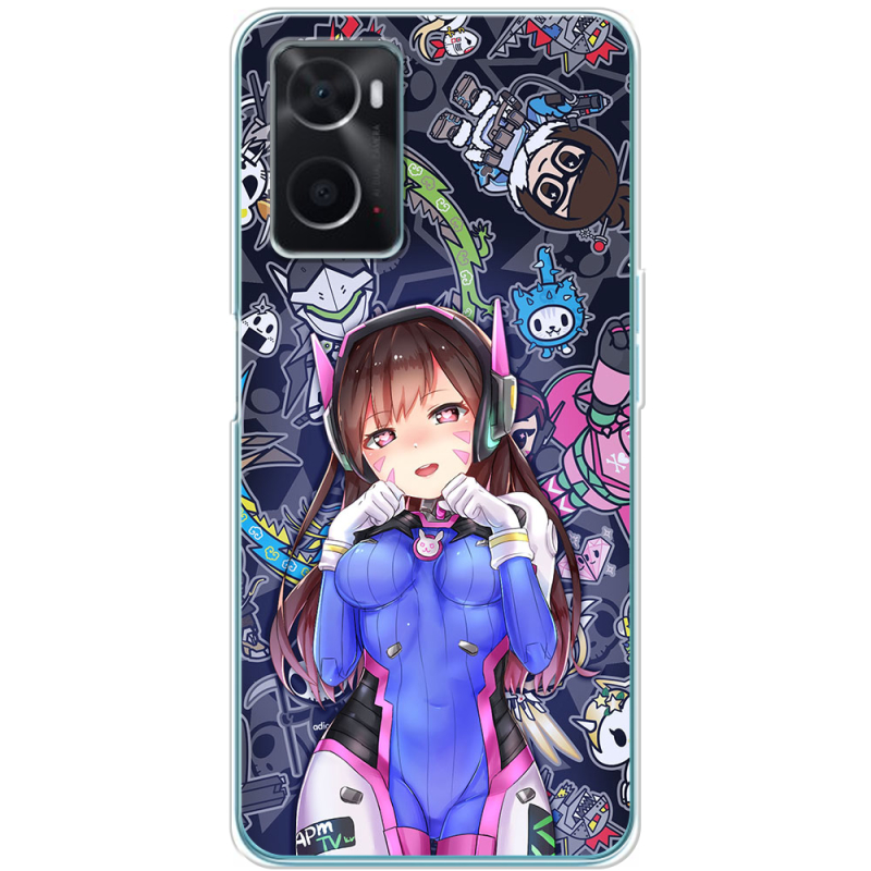 Чехол BoxFace OPPO A76 Overwatch D.VA