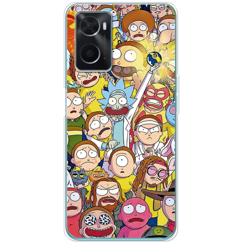 Чехол BoxFace OPPO A76 Rick and Morty