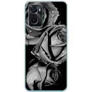 Чехол BoxFace OPPO A76 Black and White Roses