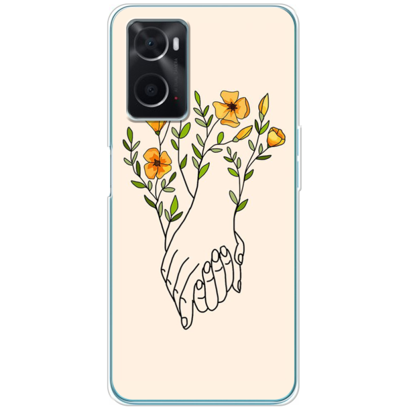 Чехол BoxFace OPPO A76 Flower Hands