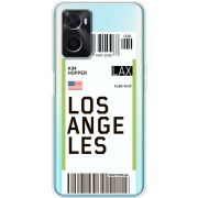 Прозрачный чехол BoxFace OPPO A76 Ticket Los Angeles