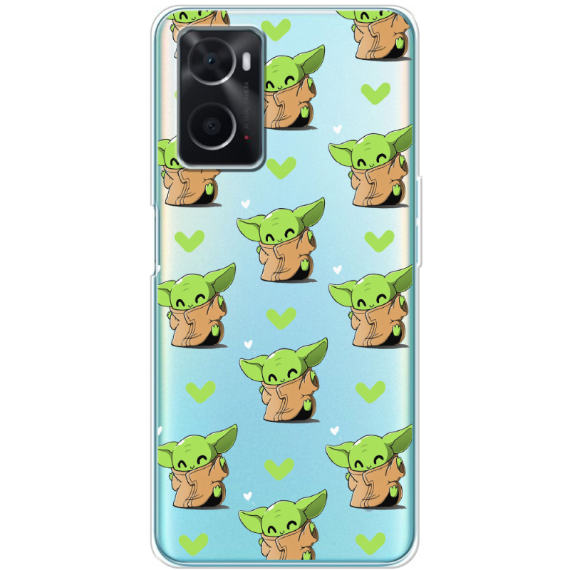 Прозрачный чехол BoxFace OPPO A76 Pattern Baby Yoda