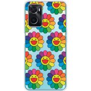 Прозрачный чехол BoxFace OPPO A76 Hippie Flowers