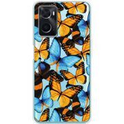 Прозрачный чехол BoxFace OPPO A76 Butterfly Morpho