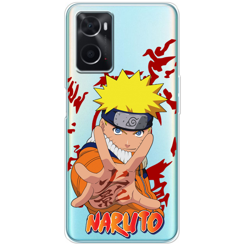 Прозрачный чехол BoxFace OPPO A76 Naruto