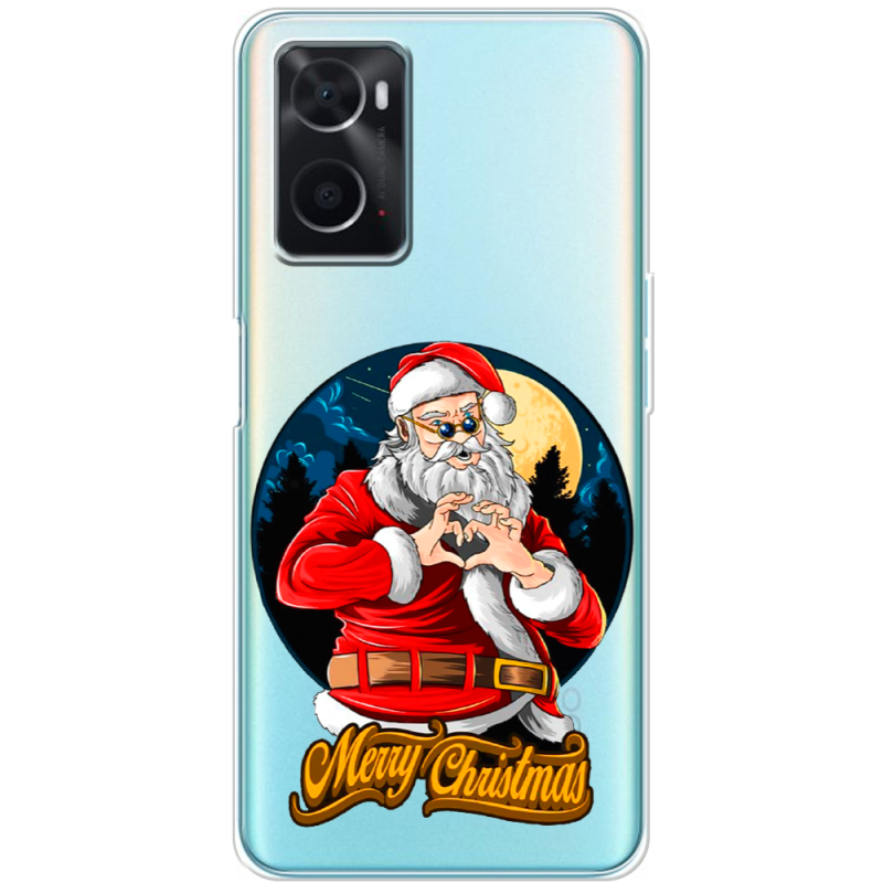 Прозрачный чехол BoxFace OPPO A76 Cool Santa