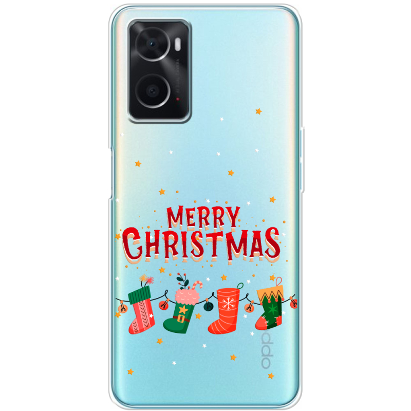 Прозрачный чехол BoxFace OPPO A76 Merry Christmas