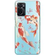 Прозрачный чехол BoxFace OPPO A76 Japanese Koi Fish