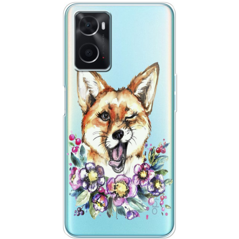 Прозрачный чехол BoxFace OPPO A76 Winking Fox