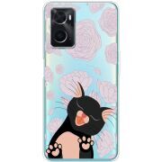 Прозрачный чехол BoxFace OPPO A76 Meow