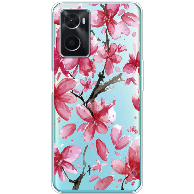 Прозрачный чехол BoxFace OPPO A76 Pink Magnolia