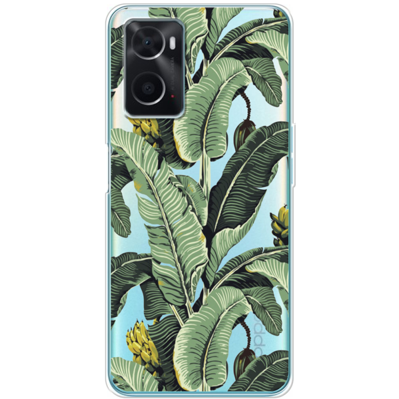 Прозрачный чехол BoxFace OPPO A76 Banana Leaves