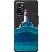 Черный чехол BoxFace OPPO A76 Lighthouse