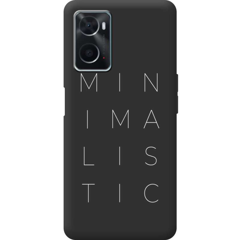 Черный чехол BoxFace OPPO A76 Minimalistic