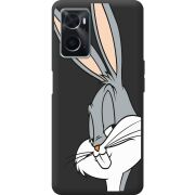Черный чехол BoxFace OPPO A76 Lucky Rabbit