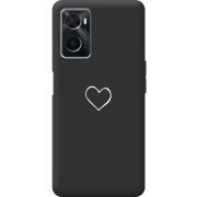 Черный чехол BoxFace OPPO A76 My Heart