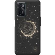 Черный чехол BoxFace OPPO A76 Moon