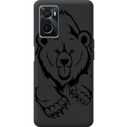 Черный чехол BoxFace OPPO A76 Grizzly Bear