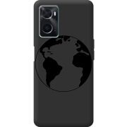 Черный чехол BoxFace OPPO A76 Earth