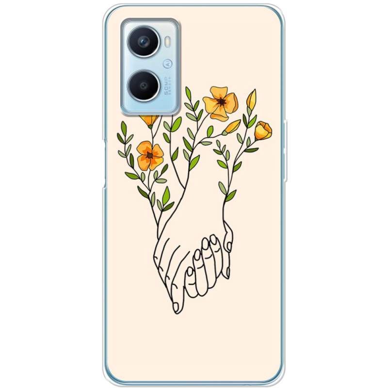 Чехол BoxFace OPPO A96 Flower Hands