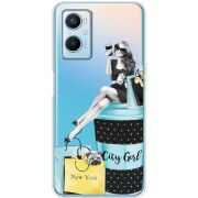 Прозрачный чехол BoxFace OPPO A96 City Girl