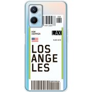 Прозрачный чехол BoxFace OPPO A96 Ticket Los Angeles
