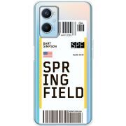 Прозрачный чехол BoxFace OPPO A96 Ticket Springfield