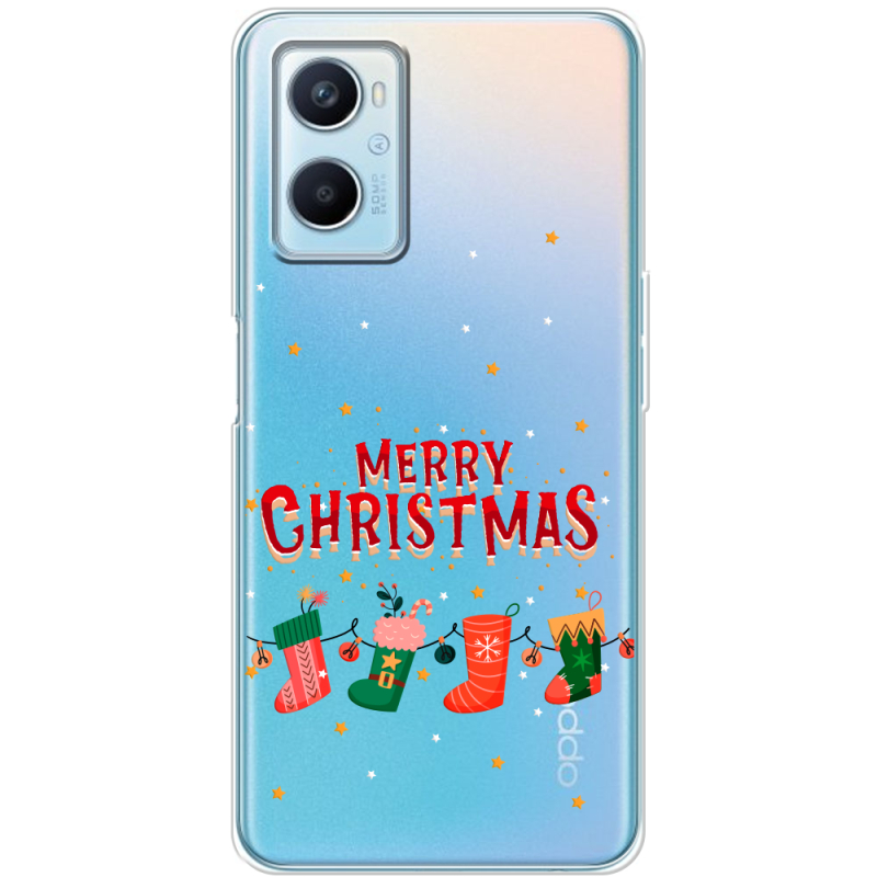 Прозрачный чехол BoxFace OPPO A96 Merry Christmas
