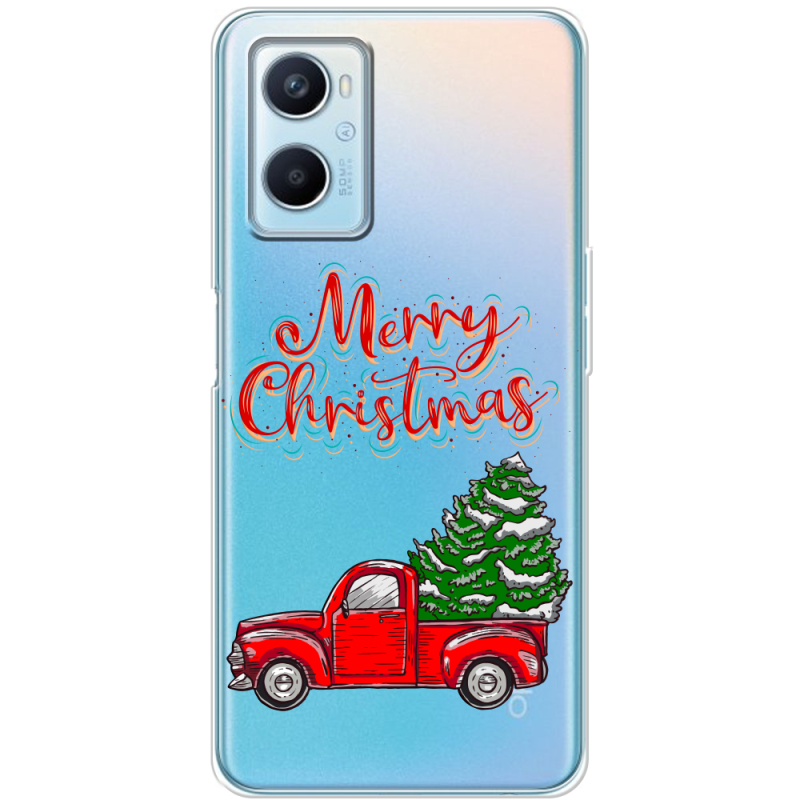 Прозрачный чехол BoxFace OPPO A96 Holiday Car