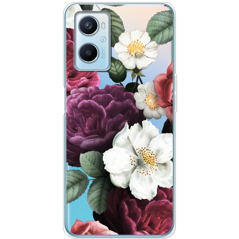 Прозрачный чехол BoxFace OPPO A96 Floral Dark Dreams