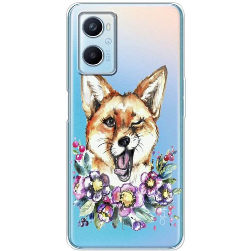 Прозрачный чехол BoxFace OPPO A96 Winking Fox