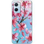 Прозрачный чехол BoxFace OPPO A96 Pink Magnolia