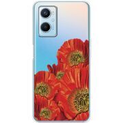 Прозрачный чехол BoxFace OPPO A96 Red Poppies