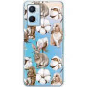 Прозрачный чехол BoxFace OPPO A96 Cotton and Rabbits