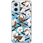 Прозрачный чехол BoxFace OPPO A96 Cotton flowers