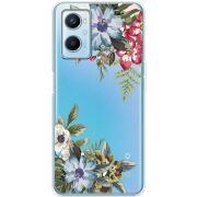 Прозрачный чехол BoxFace OPPO A96 Floral