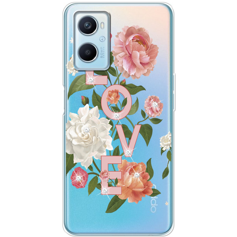 Чехол со стразами OPPO A96 Love