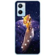 Чехол со стразами OPPO A96 Girl with Umbrella