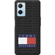 Черный чехол BoxFace OPPO A96 Tommy Print