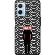 Черный чехол BoxFace OPPO A96 Man Pattern