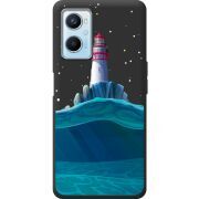 Черный чехол BoxFace OPPO A96 Lighthouse