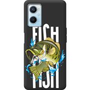 Черный чехол BoxFace OPPO A96 Fish