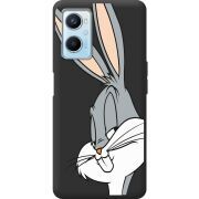 Черный чехол BoxFace OPPO A96 Lucky Rabbit