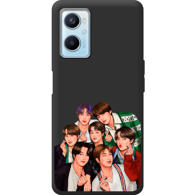 Черный чехол BoxFace OPPO A96 BTS